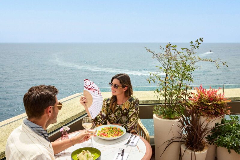 Couple with Food