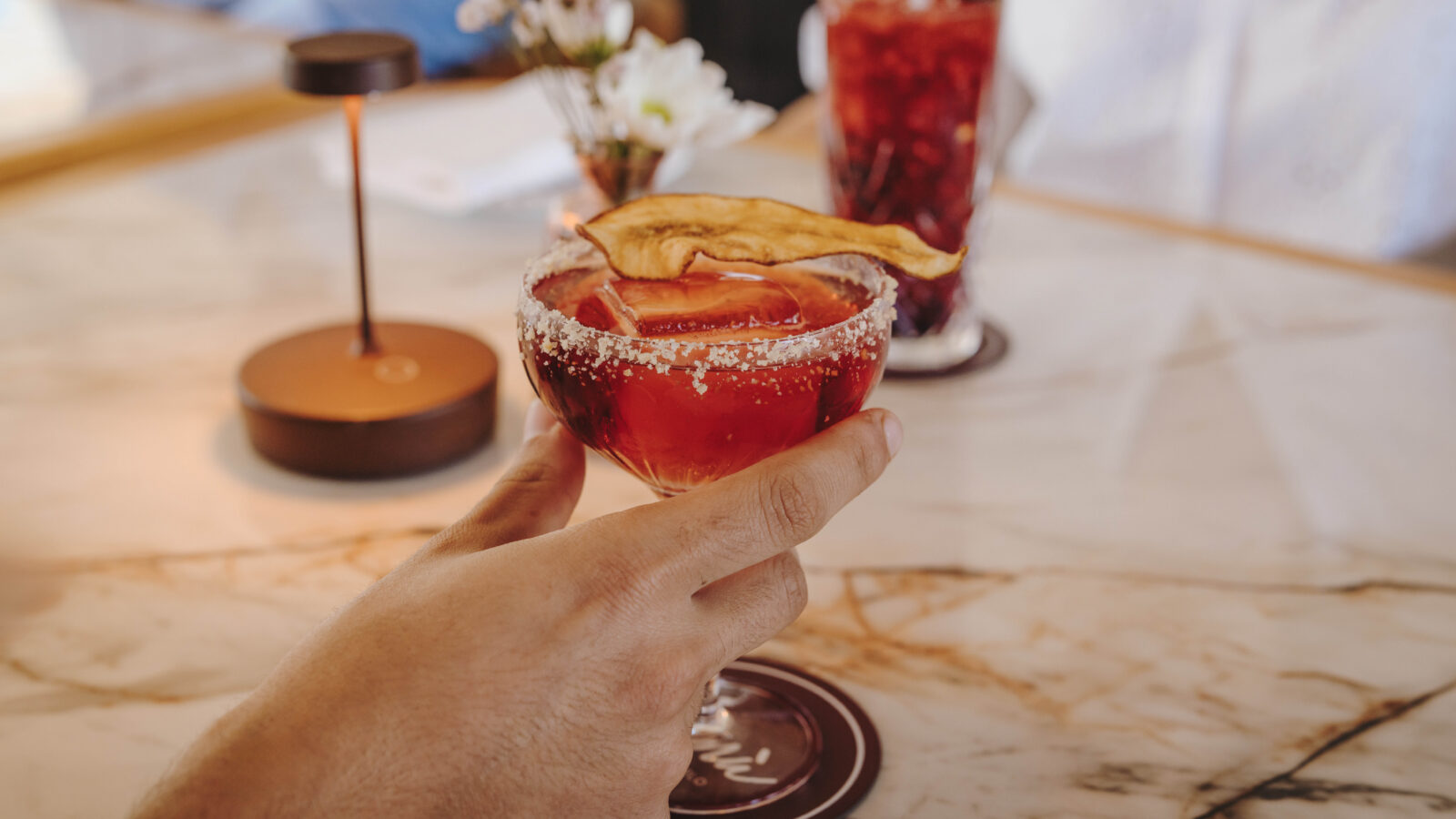 bar in a beach club in a hotel